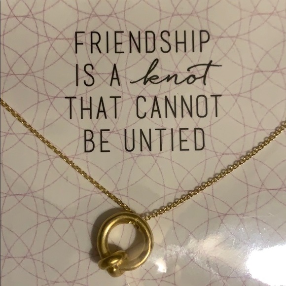 Dogeared friendship knot necklace - Picture 7 of 9